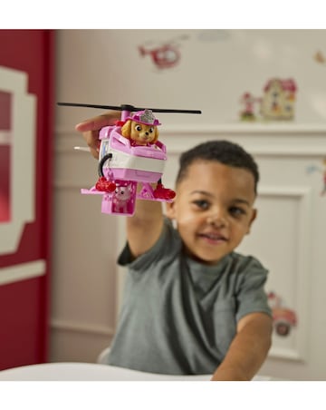 Paw Patrol Fire Rescue Vehicle Skye with Rescue Fire Chopper
