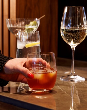 Mikasa Treviso Set of 4 Stemless Wine Glasses