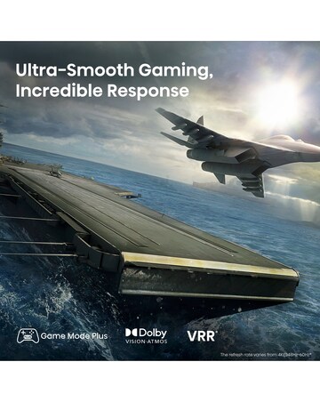 Hisense 55in 55U6KQTUK Smart 4K UHD HDR Mini-LED TV with Dolby Vision IQ