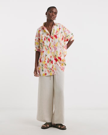 Printed Oversized Blouse