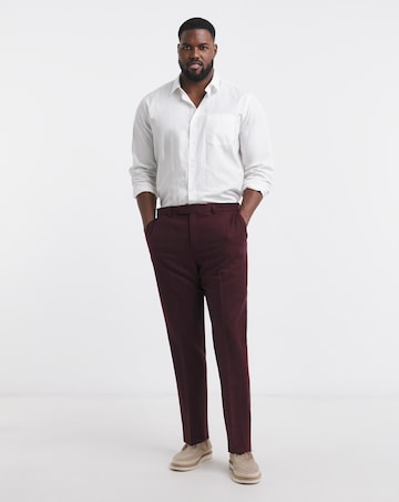 Wool Blend Regular Fit Suit Trouser