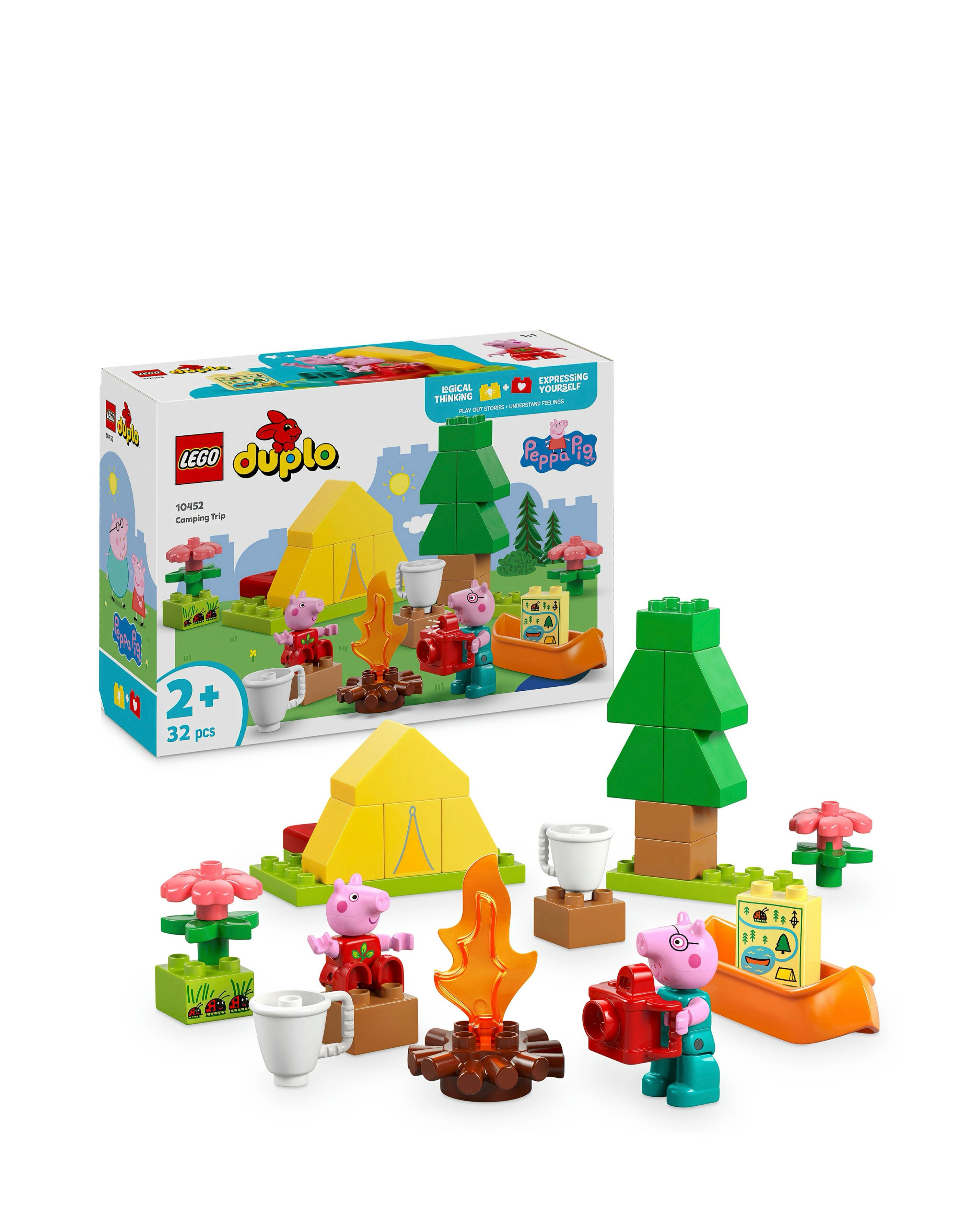 LEGO DUPLO Peppa Pig Camping Trip 10452