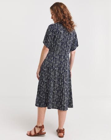 Julipa V Neck Pocket Midi Dress