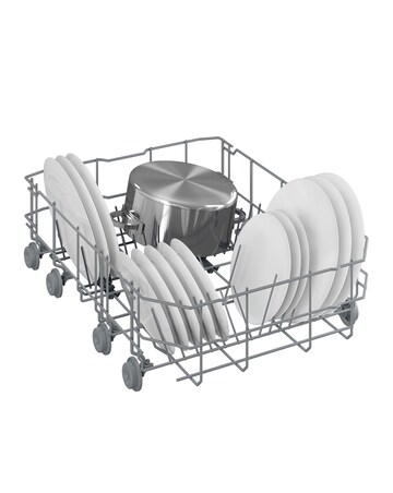 Beko DVS04020S Freestanding 10-place Slimline Dishwasher - Silver