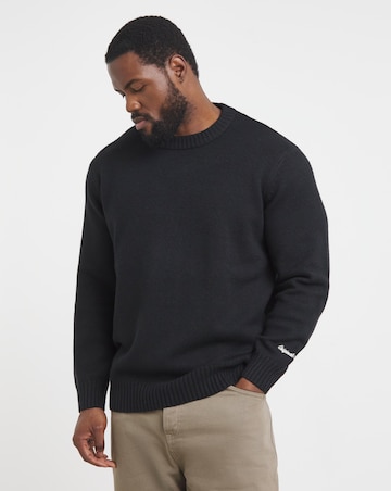 Jack & Jones Norrebro Logo Jumper - Black