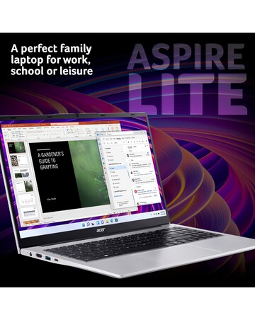 Acer Aspire Lite Laptop - 15.6in FHD AMD Ryzen 5 16GB 512GB