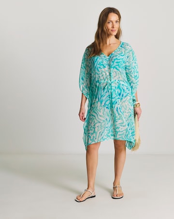 MAGISCULPT Embellished Beach Kaftan