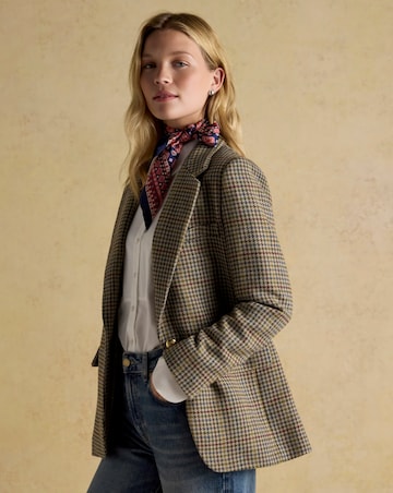 Joules Hackmore Wool Blend Tweed Blazer