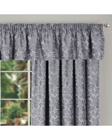 Buckingham Jacquard Light Filtering Pencil Pleat Lined Curtains