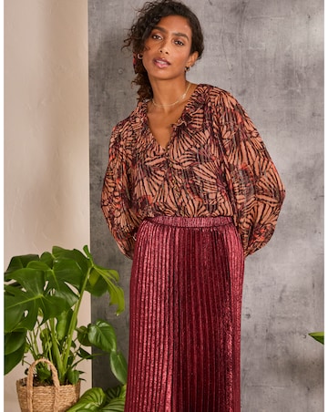 FatFace Grace Printed Blouse