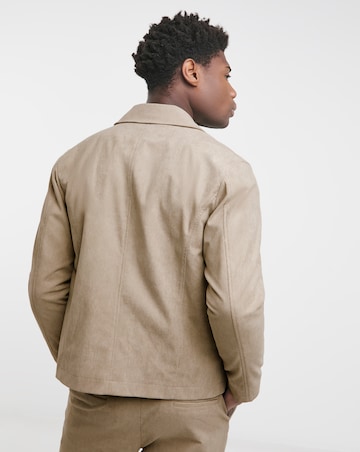 Tailored Cord Zip Harrington Jacket