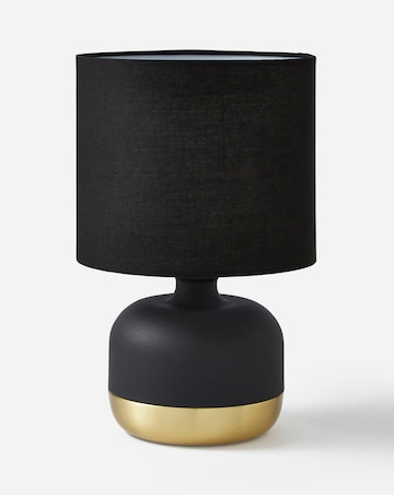 Black and Gold Touch Table Lamp