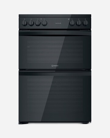 Indesit ID67V9KMB/UK Electric Double Cooker - Black