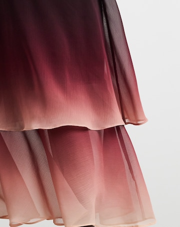 Joanna Hope Ombre Tiered Maxi Dress