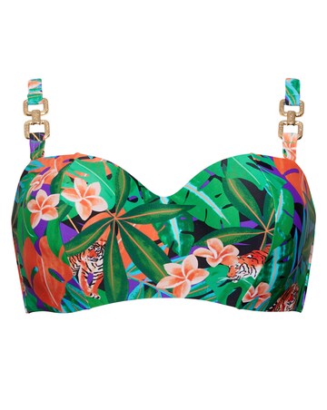 Costa Rica Underwired Balcony Lace Up Bikini Top