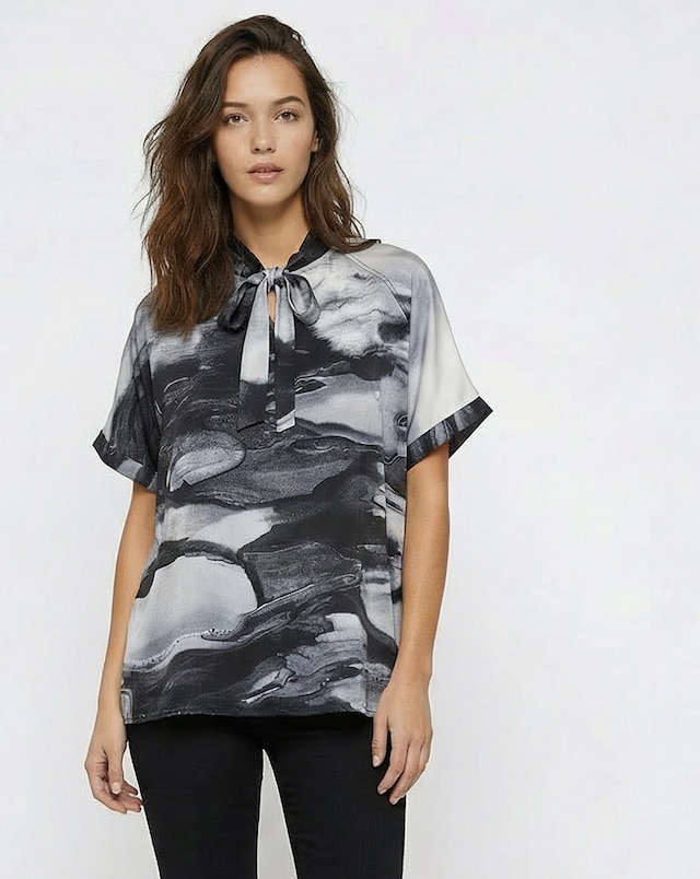 Religion Fiona Tie Neck Top