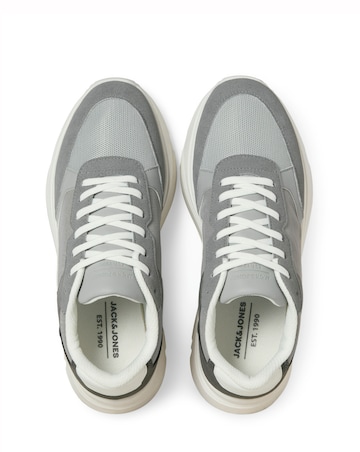 Jack & Jones Aspire PU Runner Trainers - Grey