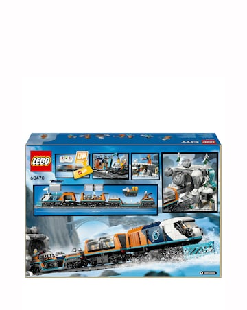 LEGO City Explorers' Arctic Polar Express Train Set for Fans of STEM Toys 60470