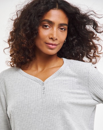 Henley Top Foil Print Lounge Set