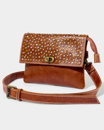 Joe Browns San Marco Leather Studded Bag