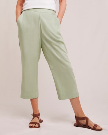 Julipa Linen Mix Cropped Trousers