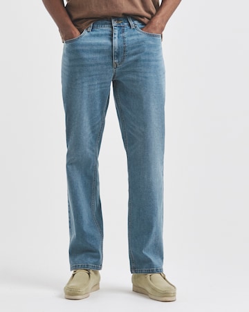Union Straight Fit Stretch Jeans Light Wash