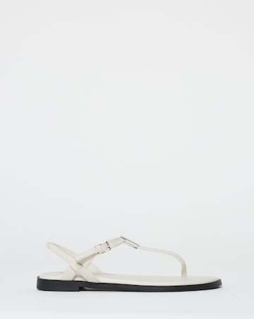 Rocky T Bar Hardware Detail Flat Sandals - Extra Wide Fit (EEE)