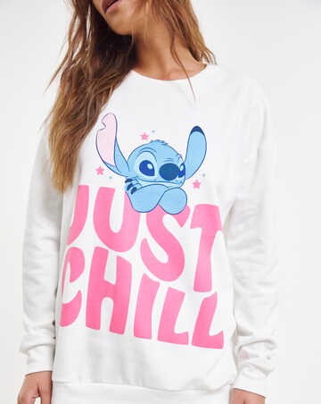Stitch Sweatshirt Pyjama Set