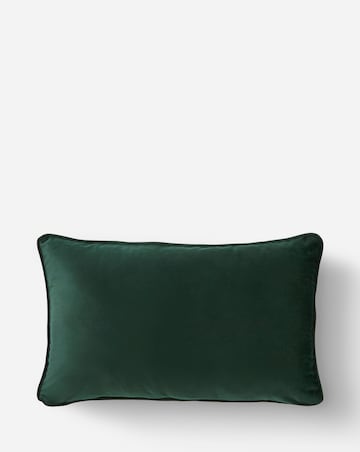 Holly Floral Embroidered Boudoir Cushion