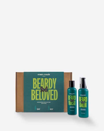 Men Rock Beard Duo Kit- Sicillian Lime Includes Beard Balm And Beard Oil