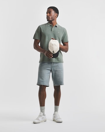 Union Garment Dyed Pique Polo- Green