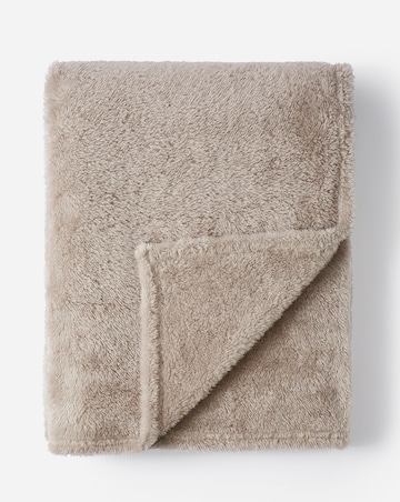 Cuddle Fleece Throw - Natural