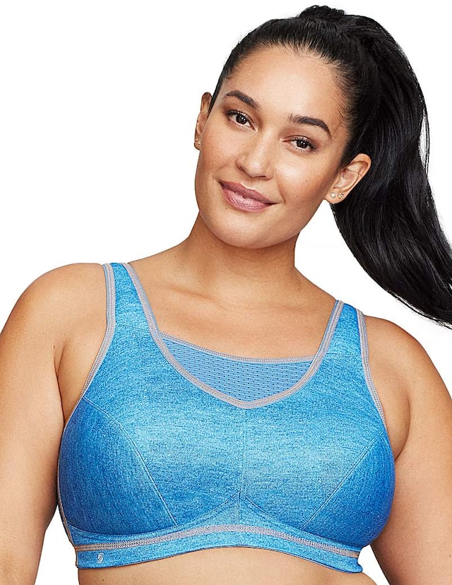 Glamorise Plus Size No-Bounce Camisole Sports Bra 1067