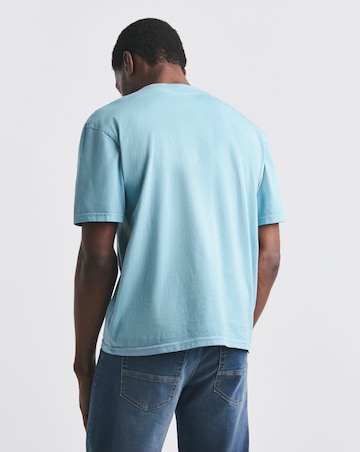 Union Garment Dyed T-Shirt- Washed Blue