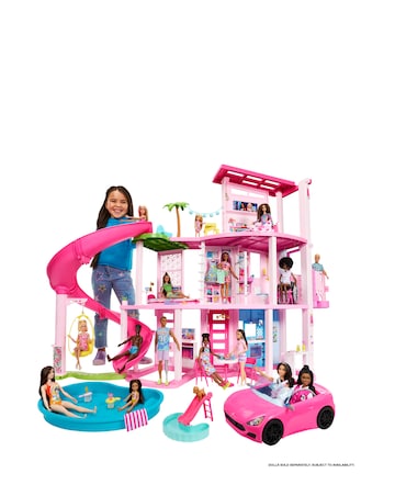 Barbie Dreamhouse Playset with 75+ Accessories & 3-Story Slide