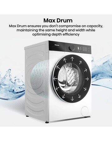 Hisense KitchenFit 5i Series WF5I1045BWQ 10.5kg Washing Machine - White