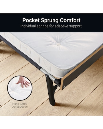 Jay-Be Grand Folding Bed with e-Pocket Mattress - Small Double