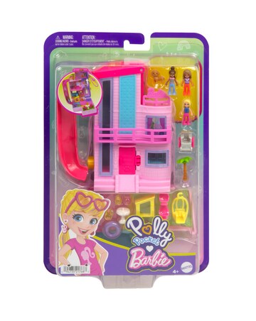 Polly Pocket Barbie Dreamhouse Compact Dollhouse Playset