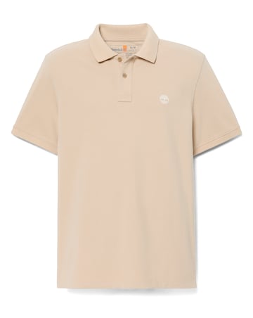 Timberland Pique Short Sleeve Polo - Stone