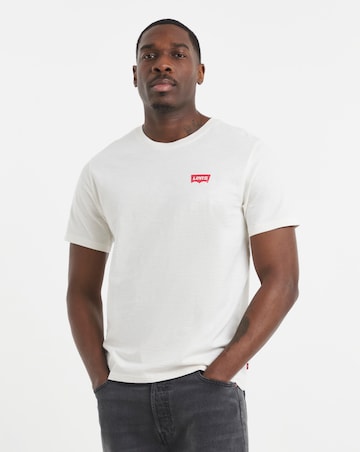 Levi's Short Sleeve Back Graphic Relaxed Fit T-Shirt - Ecru