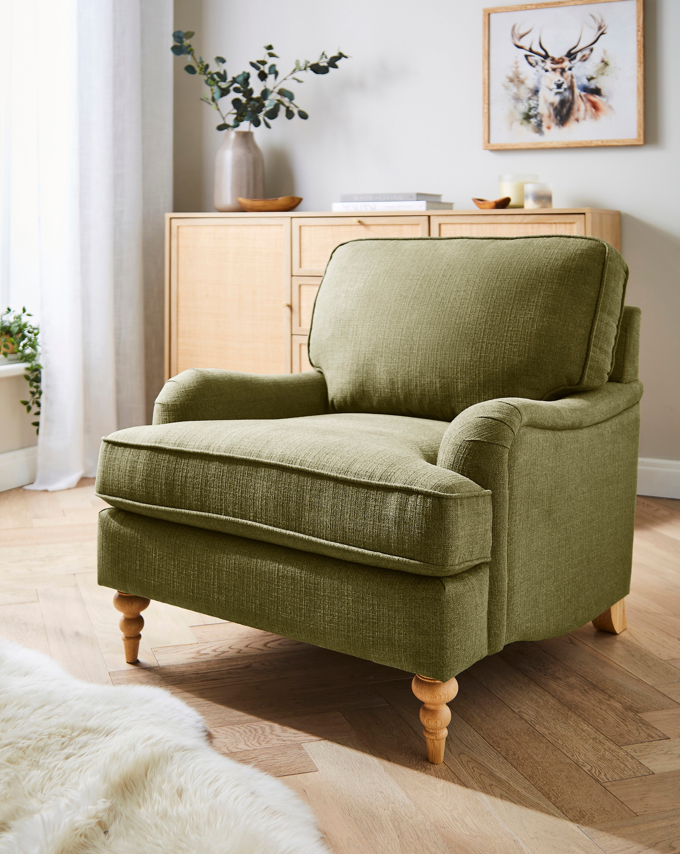 Wisteria Fabric  Armchair