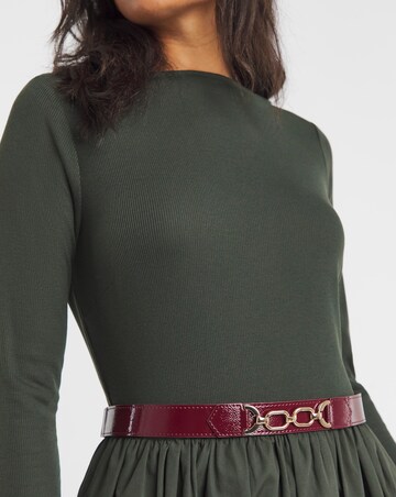 Chain Detail Waist Belt