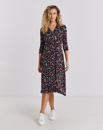 Joe Browns Beautiful Butterfly Jersey Midi Dress