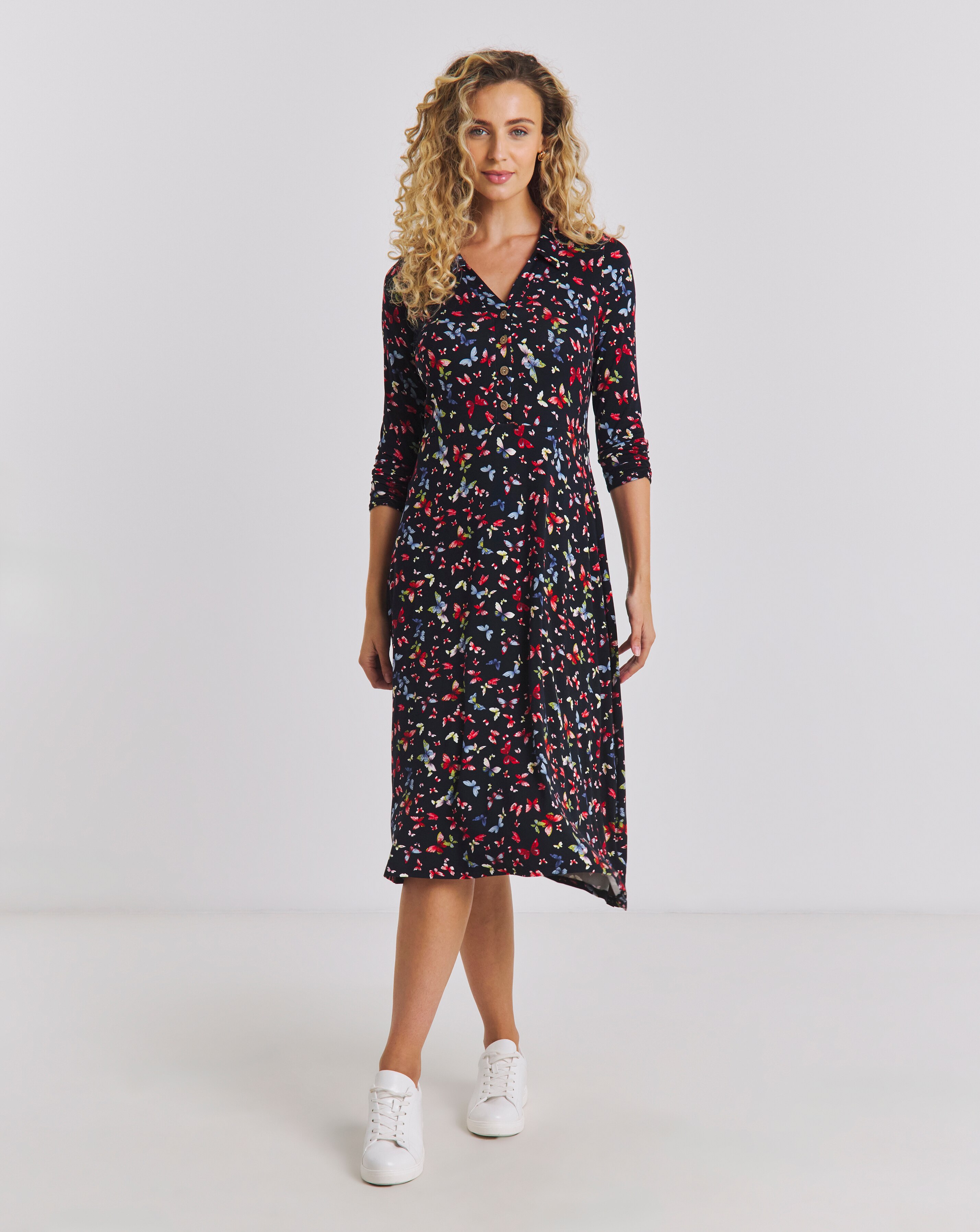 Joe Browns Beautiful Butterfly Jersey Midi Dress