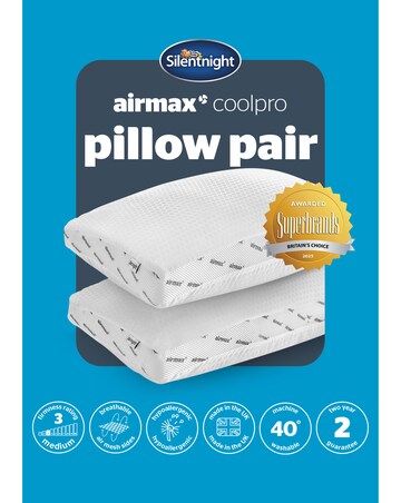 Silentnight Airmax 2 Pack Cool Pro Pillow