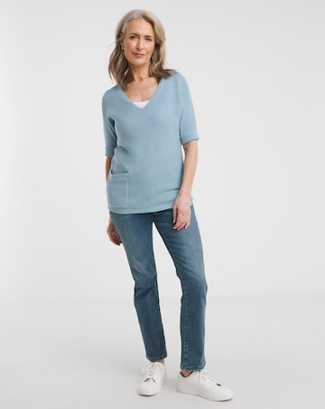 Julipa Short Sleeve Pocket Jumper