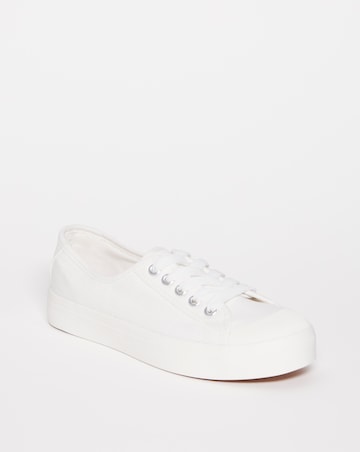 Canvas Lace Shoe - Extra Wide Fit (EEE)