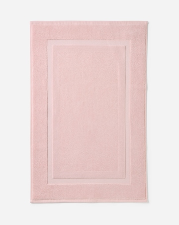 Egyptian Cotton Bath Mat - Soft Pink