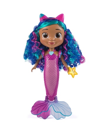 Gabby's Dollhouse: The Movie Doll Sing & Shine Mermaid Gabby