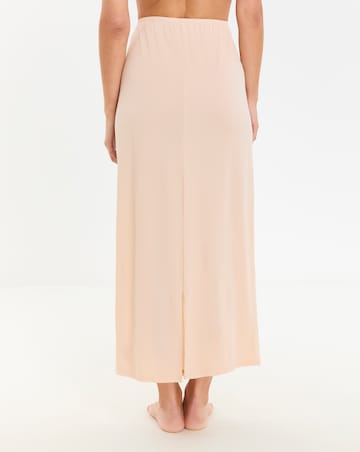 Pretty Secrets (2 Pack) Maxi Waist Slips Length 34in Black/Almond